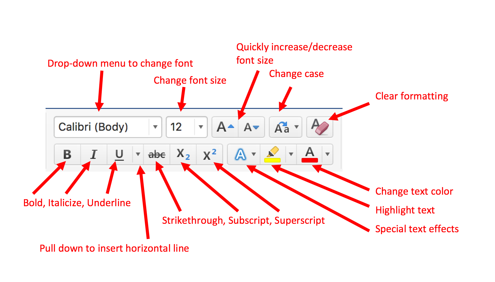 word 2011 for mac insert horizontal line